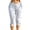 X-595White, variant on Women's Capri Pants High Waist Polka Dot Print Comfortable Fashion Breathable Trousers For Casual Daily Wear,Black,Xl