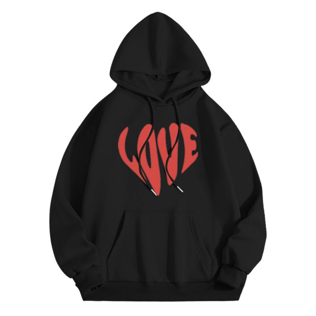 WEAIXIMIUNG Sweatshirts pour Femmes Tendance Pull Mignon Confortable à Capuche avec Poche Sweatshirt 2