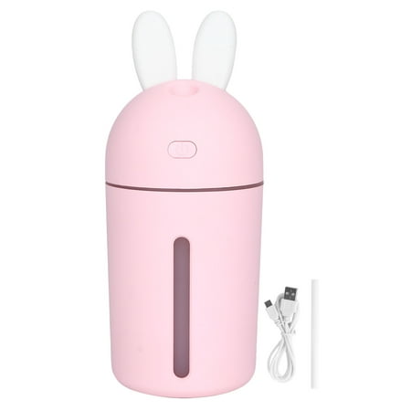 

EBTOOLS Mini Humidifier 3 Hours Timer Function 200ML Water Tank Desktop Silent Desk Humidifier With Night Light For Car Travel For Bedroom Office