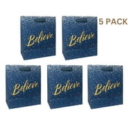 Hallmark Assorted Christmas Gift Bag Bundle - 8 Bags In 3 Sizes (Small, Medium, Large) With Santa, Plaid, Snowflake Designs