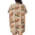thumbnail image 3 of Xecao Cartoon Squirrel print Swimsuit for women, Summer-ready, sporty style.Quick-dry fabric. Many sizes & colors., 3 of 9