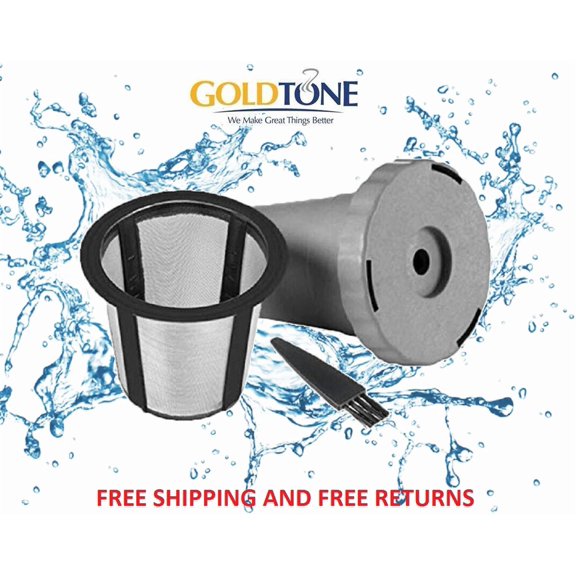 My K-Cup Reusable Filter, Housing, Brush For All Keurig 1.0 Coffee K Cups Makers