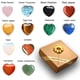 thumbnail image 5 of pstuiky Piedras de cristal para el Día de la Madre 2024: Cuarzo rosa amatista piedra del amor pulida palma piedras preciosas naturales, 5 of 7
