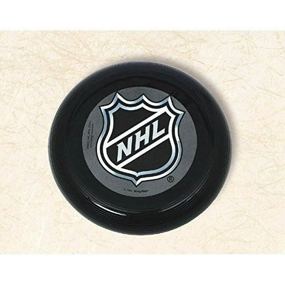 amscan sports & tailgating nhl party nhl ice time! mini flying disc (10 pack), black/white, 11 x 5.3