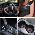 thumbnail image 3 of Yuyamidu Eagle Car Seat Covers Full Set 15 Pcs American Flag Car Floor Mats Steering Wheel Cover Auto Seat Belt Pad Handbrake Cover Coasters Auto Accessories, 3 of 6