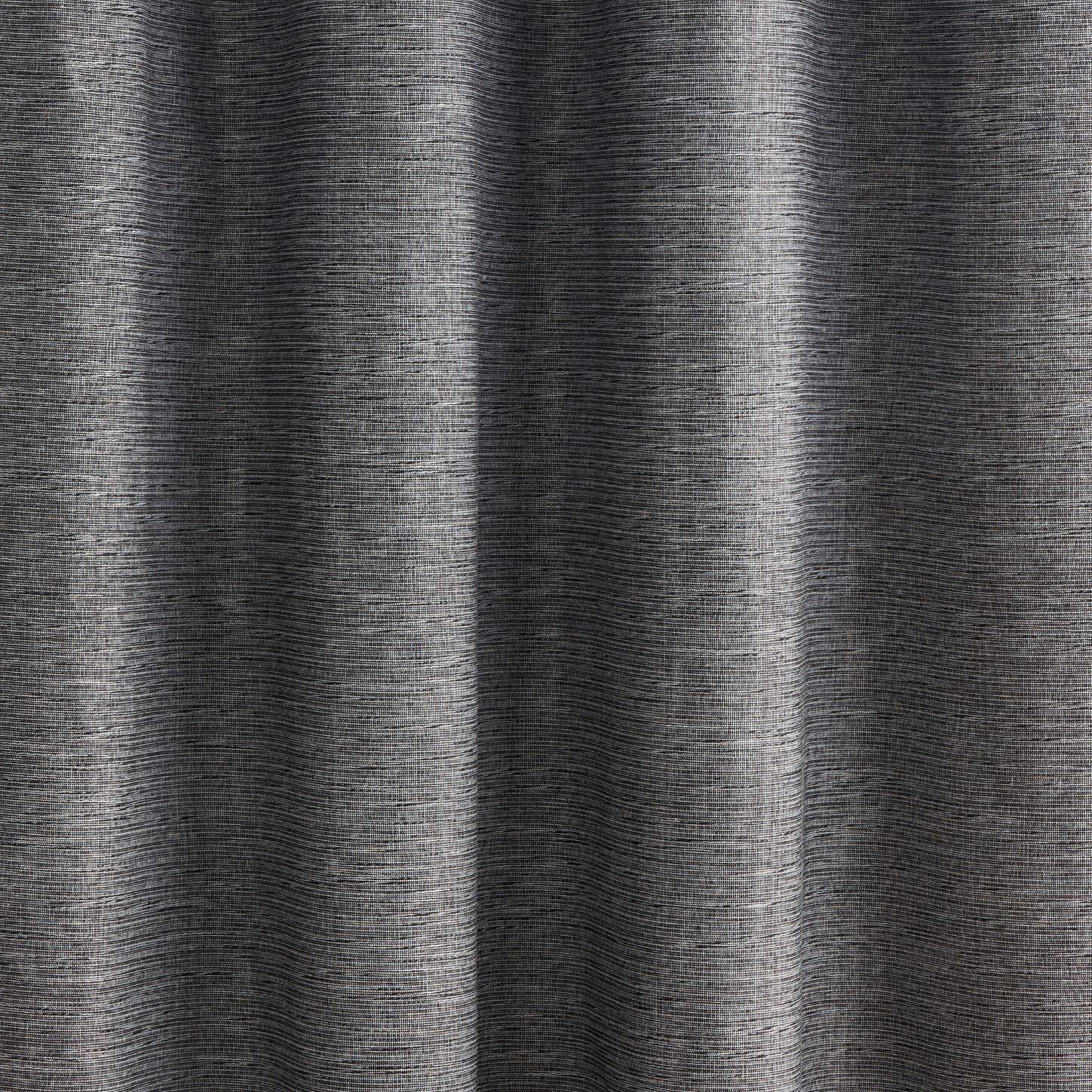 Eclipse Auden Traditional Black Grommet Blackout Single Curtain Panel, 52" x 84"