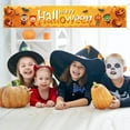 thumbnail image 2 of JeashCHAT Halloween Banner Large Halloween Decorations Outdoor Yard Porch Signs Halloween Party Decorations Supplies Front Door Garage Balcony Garden Hanging Flag Backdrop, 2 of 5
