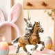 thumbnail image 4 of Uuiauoio Easter Decorations Acrylic Hanging Ornaments Bunny Flower Garland Designs Crafts Mini Rabbit Hanging Pendants for Easter Theme Decoration Supplies, 4 of 8