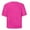 Hot Pink, variant on REDARER Girls Short Sleeve Crop T-Shirt Round Neck Comfortable Casual Top Cute Everyday Wear Soft Breathable Kids Tee,Color:Army Green,Size:7-8 Years