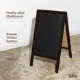 thumbnail image 5 of Ilyapa Wooden A-Frame Chalkboard Sign with Eraser, 40 x 20 Inch Magnetic Sidewalk Menu Board, Black Menu Display for Restaurant, Business, or Weddings, 5 of 7