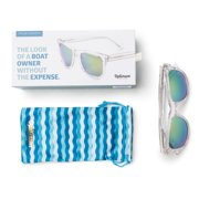Optimum Optical Retro Rectangular Frame Sunglasses, Malibu Kenneth