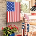 thumbnail image 5 of Boovnll 4th of July Garden Flag, 12x18" Red White Blue Double Sided Garden Flags Memorial Day Garden Flag for Outdoor, Yard, Garden, Independence Day Watercolor Decor, 4th of July Decorations, 5 of 6