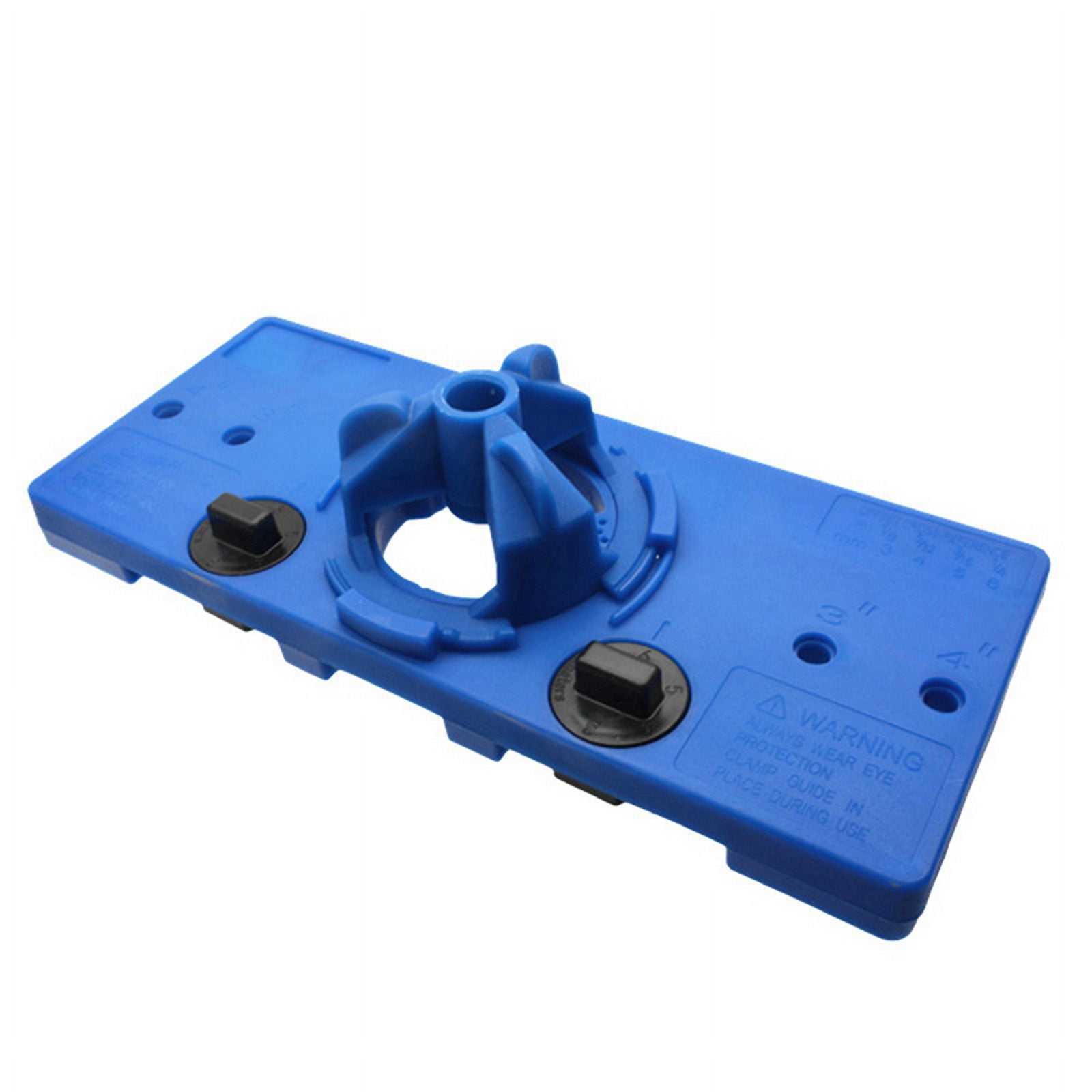 2 Pcs 35mm Concealed Hinge Drilling Hinge Hole Saw Jig Drilling Guide Locator Hole Opener Cabinets Woodworking Tool Set