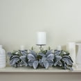 thumbnail image 2 of Northlight 32" Iced Leaves and Winter Berries Artificial Christmas Pillar Candle Holder, 2 of 4