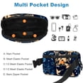 thumbnail image 5 of Shepherd Dog Fanny Pack Waist Packs for Men Women, Waist Bag Hip Pack for Travel Hiking Running Outdoor Sports, 5 of 6