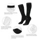 thumbnail image 3 of Fotbe Black Marble Calcetas Divertidas Estampadas para Hombre y Mujer, Calcetas de Algodón hasta la Rodilla para Caminar, Correr, Enfermería y Embarazo, 3 of 6