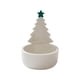 thumbnail image 2 of Adorno para candelabro del árbol de Navidad | Regalo de vela de aromaterapia cerámica | Verde, rojo, dorado, amarillo | 10,2x7,2cm | Decoración de corona de agujas de pino | Decoración de casas, 2 of 6