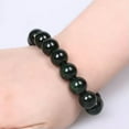 thumbnail image 6 of K-KED 100% Natural Green Sand Stone Loose Round Beads Stretchy Bracelet Bangle Cuff-8 mm, 6 of 7