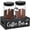 Black, variant on Coffee and Sugar Container Set of 2 with Shelf for Coffee Storage Container, Air Tight Bean Container with Scoop for Accessory Organizer, Canister for Station Organizer