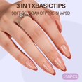 thumbnail image 2 of Press On Nails Misssix XBASICTIPS French Tips, 300 unidades, 2 of 7
