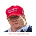 thumbnail image 3 of Car Window Sticker Life Person Size Passenger Ride With Trump President 2020 L, 3 of 10