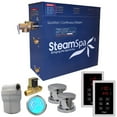 thumbnail image 2 of SteamSpa RYT1200CH-A 12 kW Royal QuickStart Acu-Steam Bath Generator Pack with Built-in Auto Drain, Polished Chrome, 2 of 5