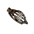 thumbnail image 6 of Set of PC frosted oval hair clip, duckbill clip headband, large size, back of the head, coiled hair, shark clip hair accessory, 6 of 16