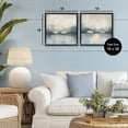 thumbnail image 3 of Stupell Industries Still Waters And Soft Wings 2 Piece Black Framed Floater Canvas Set design by Mona Grace, 18 x 18, 3 of 9