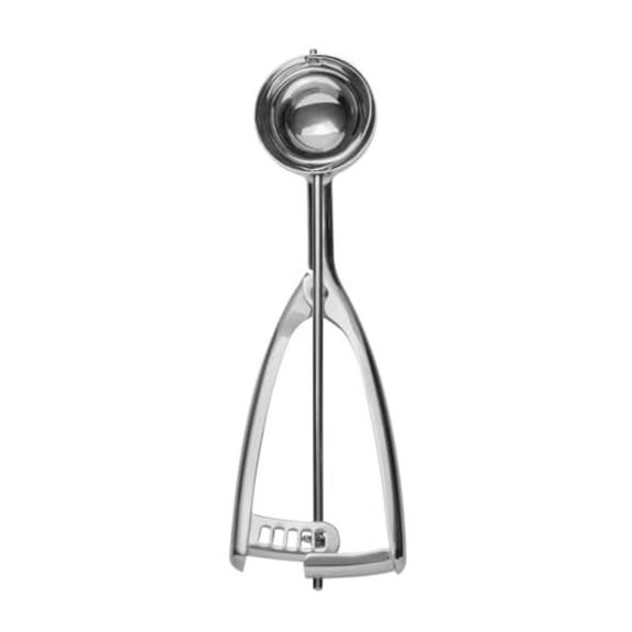 Soro Essentials- #30 Stainless Steel 1-1/4 oz. Squeeze Type Food Server- Disher for Food Portion Control Scoop Ice Cream Scooper with Squeeze Release Cookie Scooper for Baking
