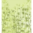 thumbnail image 3 of Forest Duvet Cover Set, Tropical Style Woodland Spiritual Nature Spa Chakra Zen Yoga Concept, Decorative Bedding Set with Pillow Shams, Pale Green Dark Green, by Ambesonne, 3 of 3