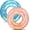 Blue and Pink, variant on Large Swim Ring with Handles for Adults,47 Inch Classic Pool Swimming Rings Pool Inner Tubes,Inflatable Pool Floats,Pool Floaties Adult Size for Summer Pool Party Beach
