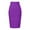 Purple, variant on Stylish Women's High Waist Knee Length Pencil Skirt Bandage Design for Elegant Outfits and Versatile Styling