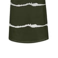 thumbnail image 6 of Fangasis Ladies Shift Sundress Sleeveless Tank Dresses Striped Printed Tunic Midi Dress Women Loose Boho Work Army Green 5XL, 6 of 7
