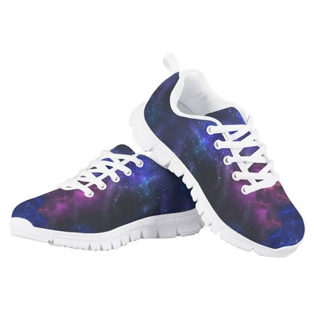 

Pzuqiu Fire Ball Kids Running Shoes Little Girls Size 12 Lace Up Athletic Sneakers Breathable Mesh Sport Shoes Comfy Walking Shoes