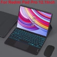 thumbnail image 2 of Funda para Xiaomi Redmi Pad Pro de 12,1 pulgadas, funda con teclado para Redmi Pad Pro de 12,1 pulgadas 2024, 2 of 5