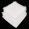 thumbnail image 4 of Nupcial De De Encaje De Borde - Paquete De 20 Piezas - s De Bolsillo Cuadrado Para Hombres Mujeres, 4 of 9