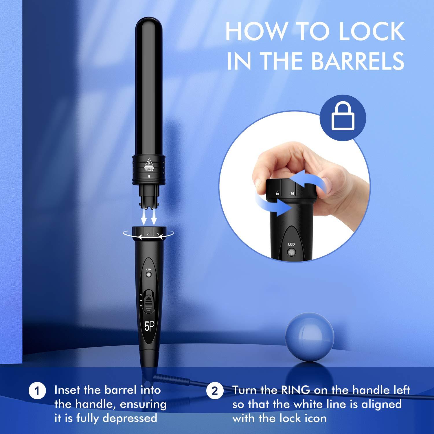 homitt beauty hair curling iron