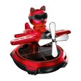 thumbnail image 2 of Difusor solar giratorio para coche, modelo de avión, adorno de aceite esencial Perro de color rojo, 2 of 9