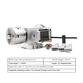 thumbnail image 3 of 80mm CNC 4th Axis CNC Dividing Head/Rotation Axis/A Axis Kit Nema23 For Mini CNC Router/engraver Woodworking Engraving Machine ,Low Noise, 3 of 5