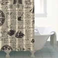 thumbnail image 5 of Nautical Anchor and Sailboat Shower Curtain 72x72 Inch Waterproof Polyester Fabric Bathroom Curtain with Hooks, Coastal Marine Design for Beach House Decor, 5 of 5
