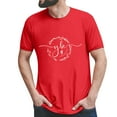 thumbnail image 5 of Mens Valentine'S Day Tee Short Neck Printed Sleeve Comtable Round Festvial Clothes for Men,Red,3XL, 5 of 6