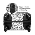 thumbnail image 4 of Lsque Nautical Themed Simple Anchors Printed Luggage Cover, Travel Luggage Protector,Scratch and Dirt Resistant, Fits 18-32 Inch Luggage - X-Large, 4 of 9