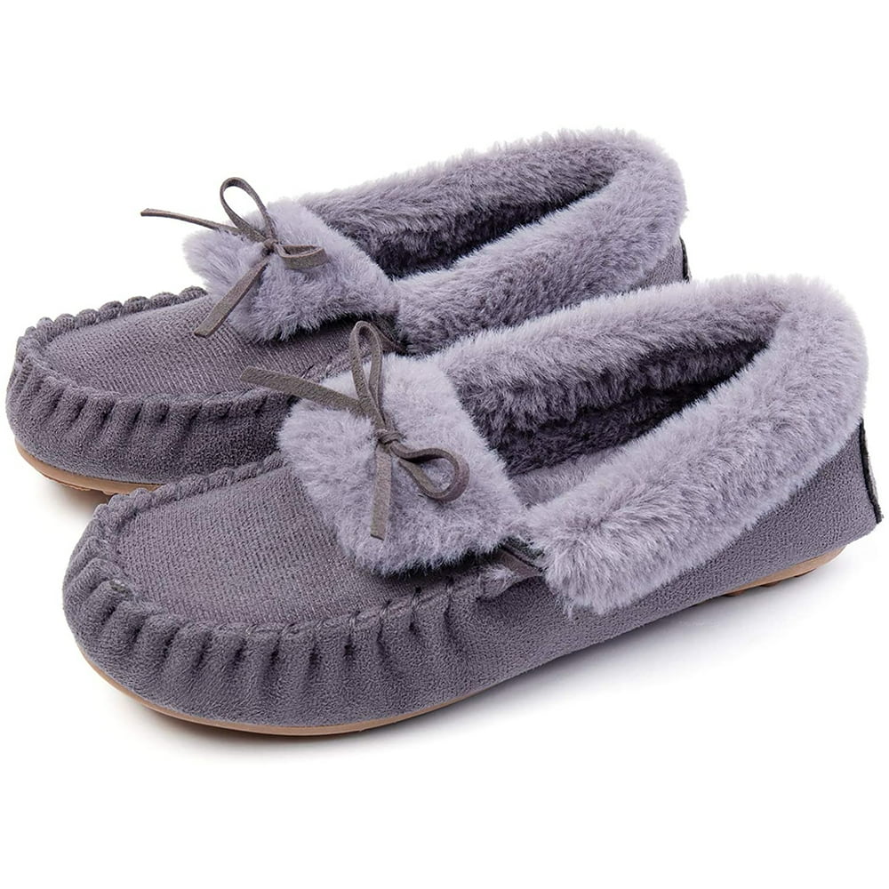 RockDove RockDove Women's Naomi Faux Fur Moccasin Slipper Walmart
