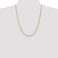 thumbnail image 3 of Auriga Fine Jewelry 14K Yellow Gold 3mm Concave Open Figaro Chain for Women, 3 of 4