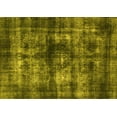 thumbnail image 1 of Ahgly Company Machine Washable Indoor Rectangle Oriental Yellow Industrial Area Rugs, 7' x 9', 1 of 4