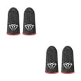 thumbnail image 4 of Methold 10 piezas Gaming Fingertip Sleeves Guantes a prueba de sudor A prueba de aceite Transpirable Anti-huella digital Cubiertas ultrafinas Rojo Tipo 1 2piezas, 4 of 6