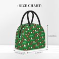 thumbnail image 2 of Balery Cute Santa And Ho Ho Ho Bolsa de Almuerzo para Mujeres, Caja de Almuerzo, Bolsa de Almuerzo Pequeña Impermeable, Tote de Almuerzo Reutilizable con Gran Capacidad, 2 of 6
