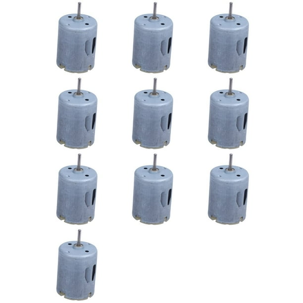 10X Dc Motor Eléctrico Pequeño de 5V 4350Rpm 0.04A para Ventiladores Usb