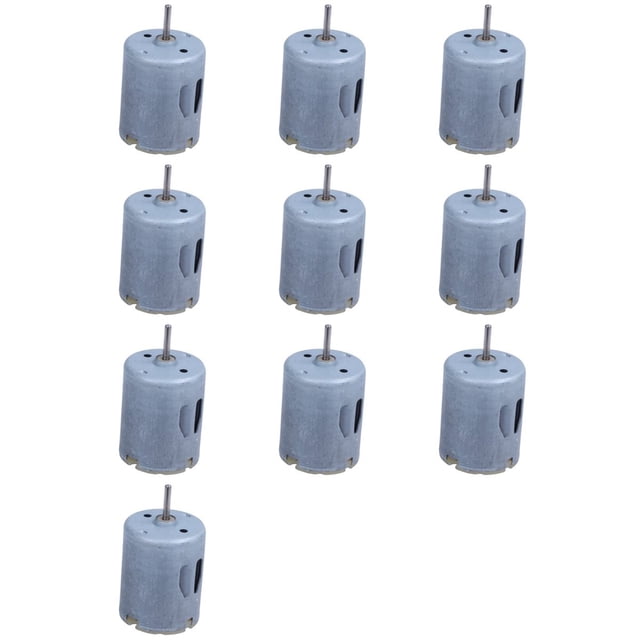 10X Dc Motor Eléctrico Pequeño de 5V 4350Rpm 0.04A para Ventiladores Usb