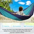 thumbnail image 3 of IC ICLOVER Kids Small Hammock for Camping Portable Hammock for Child Girls Boys Ultralight Backpack Mini Hammocks with Straps & Carabiner, 3 of 8